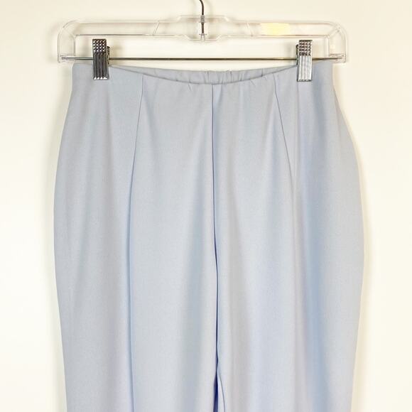 Missguided Jersey Tailored Cigarette Trousers Light Blue Size 6 - Picture 4 of 10